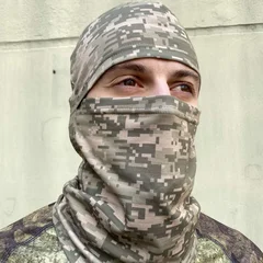 Балаклава трикотажна піксель